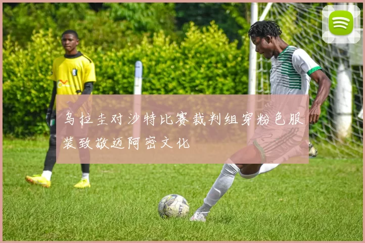 乌拉圭对沙特比赛裁判组穿粉色服装致敬迈阿密文化