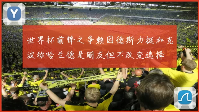 世界杯前锋之争赖因德斯力挺加克波称哈兰德是朋友但不改变选择